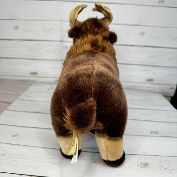 Aurora Miyoni Moose Plush Toy Cute & Cuddly Realistic Stuffed Animal - 15" Tall - Picture 12 of 14